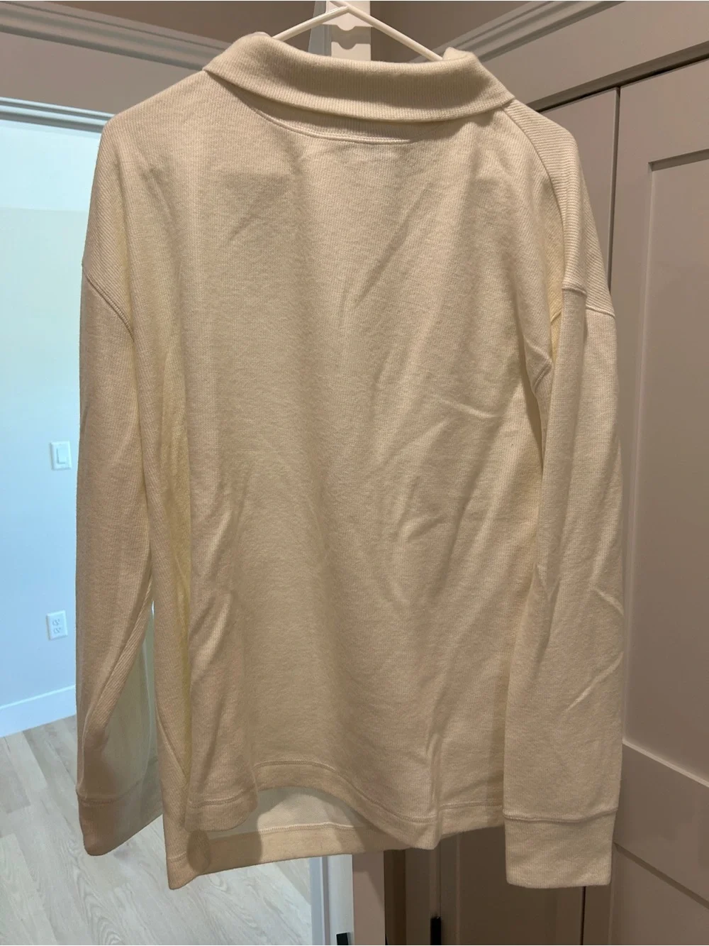 Banana republic Cozy Cream Long-Sleeve Pullover